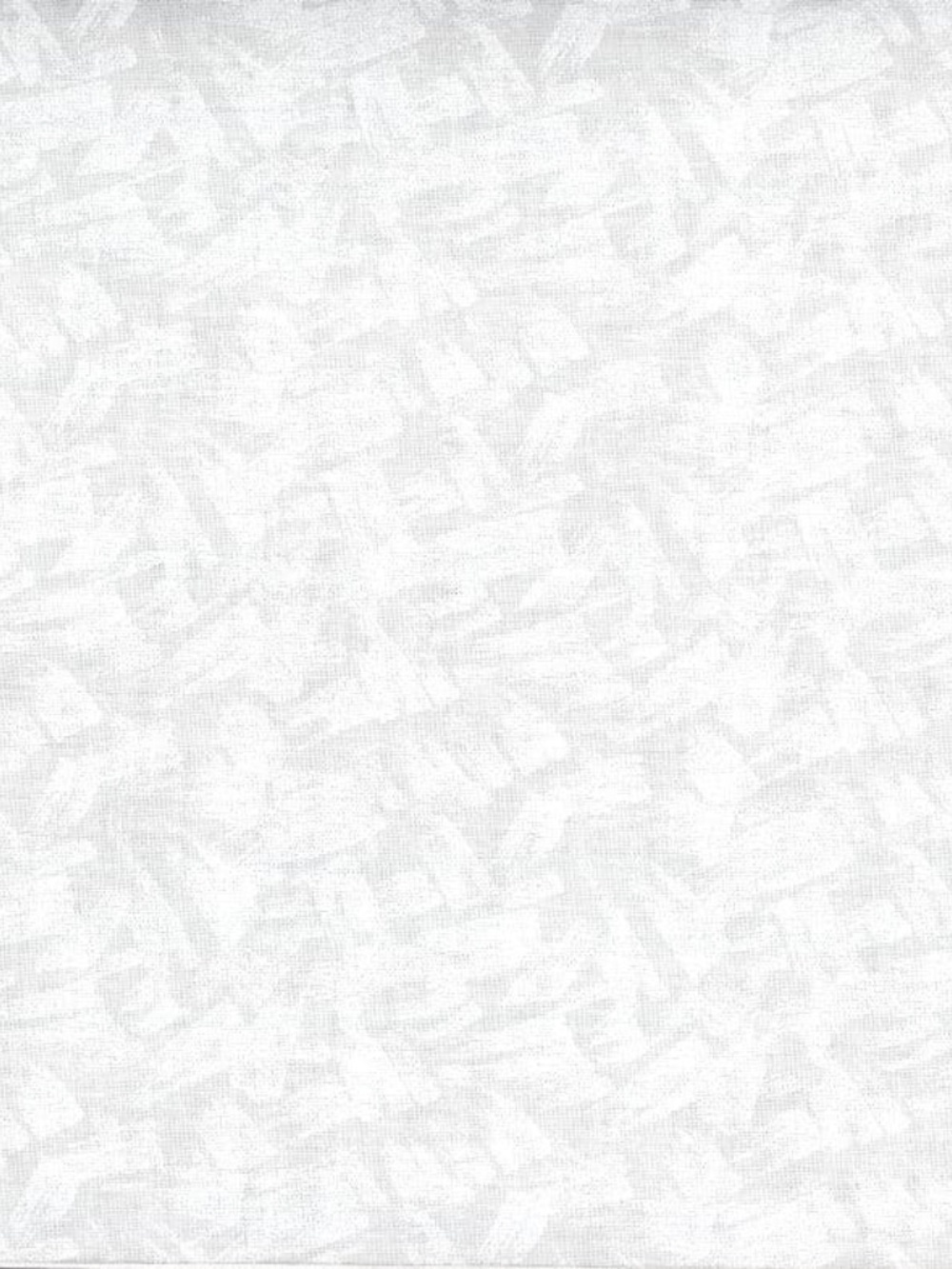 4 Yard White on White Tone on Tone Cotton Fabric Quilt Sew Background MDG Paint